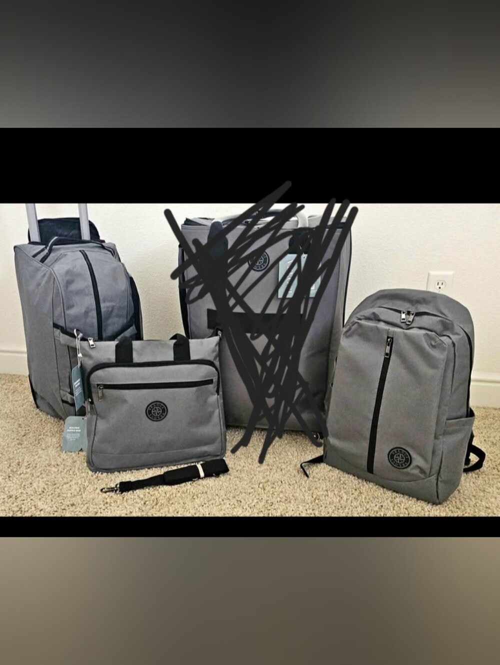 New 3 Piece Luggage Set